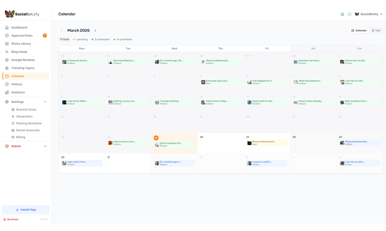 SocialBotify gallery image