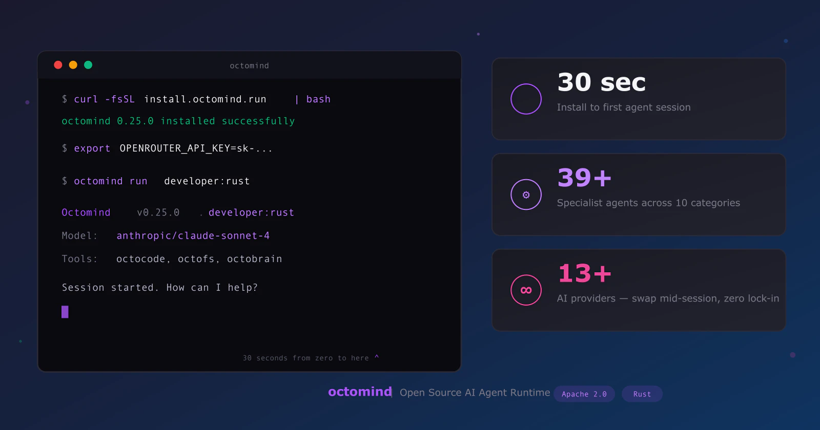 Octomind – Plug n Play AI Agents screenshot 1