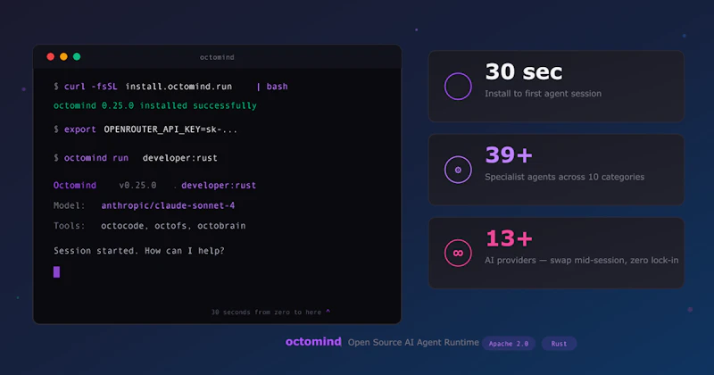 Octomind – Plug n Play AI Agents screenshot 1