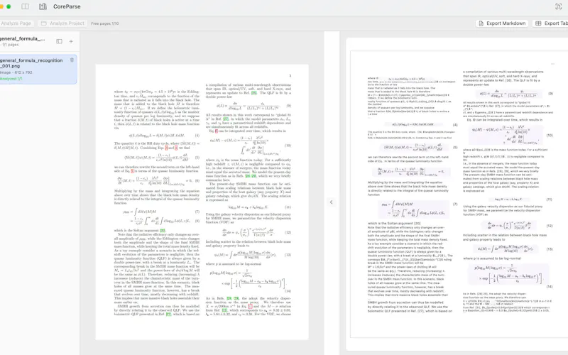 CoreParse screenshot 3