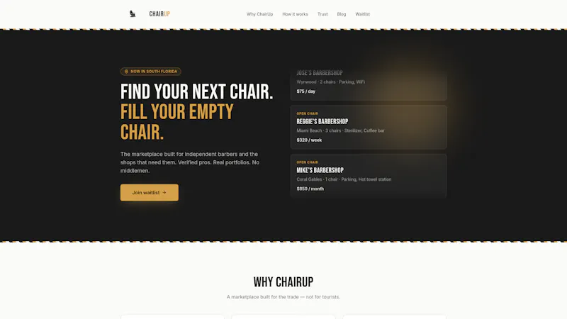 ChairUp screenshot 1