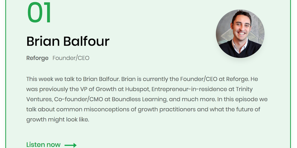 The Growth Podcast Image