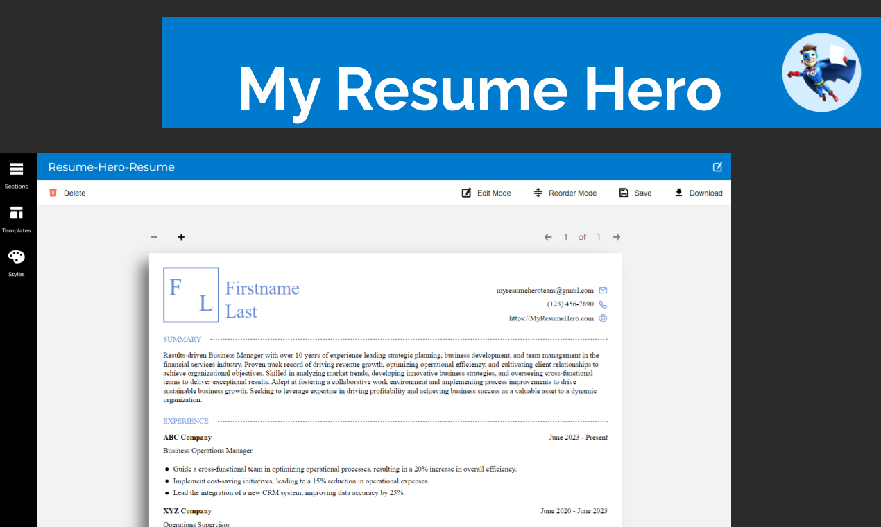 Mon héros de CV media 2