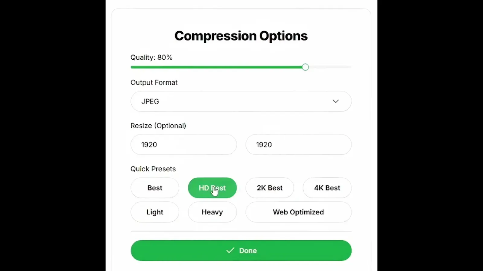 ConUtil Compressor screenshot 1 (video preview)