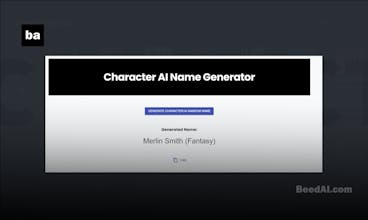Character AI Name Generator gallery image