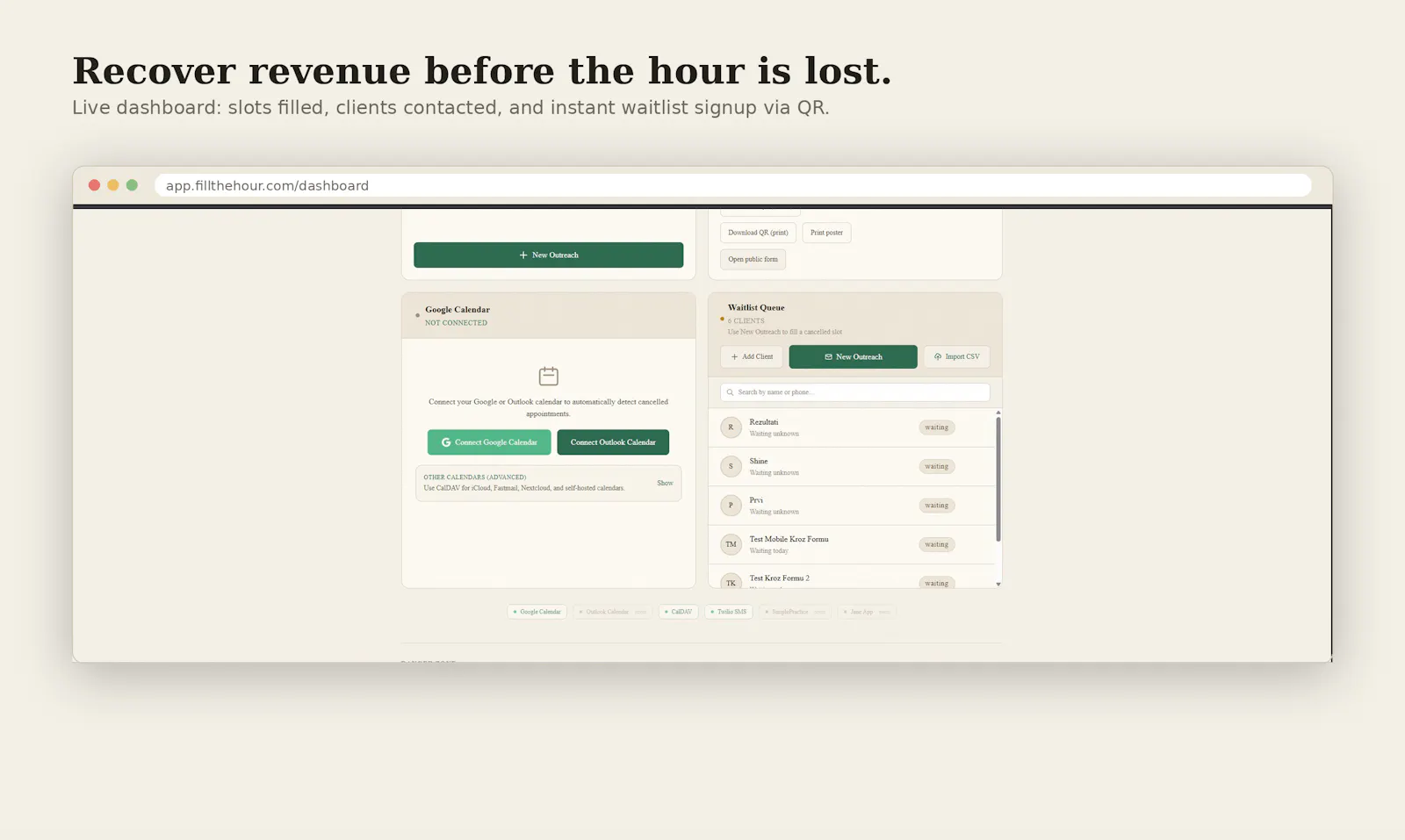 Fill The Hour  screenshot 2