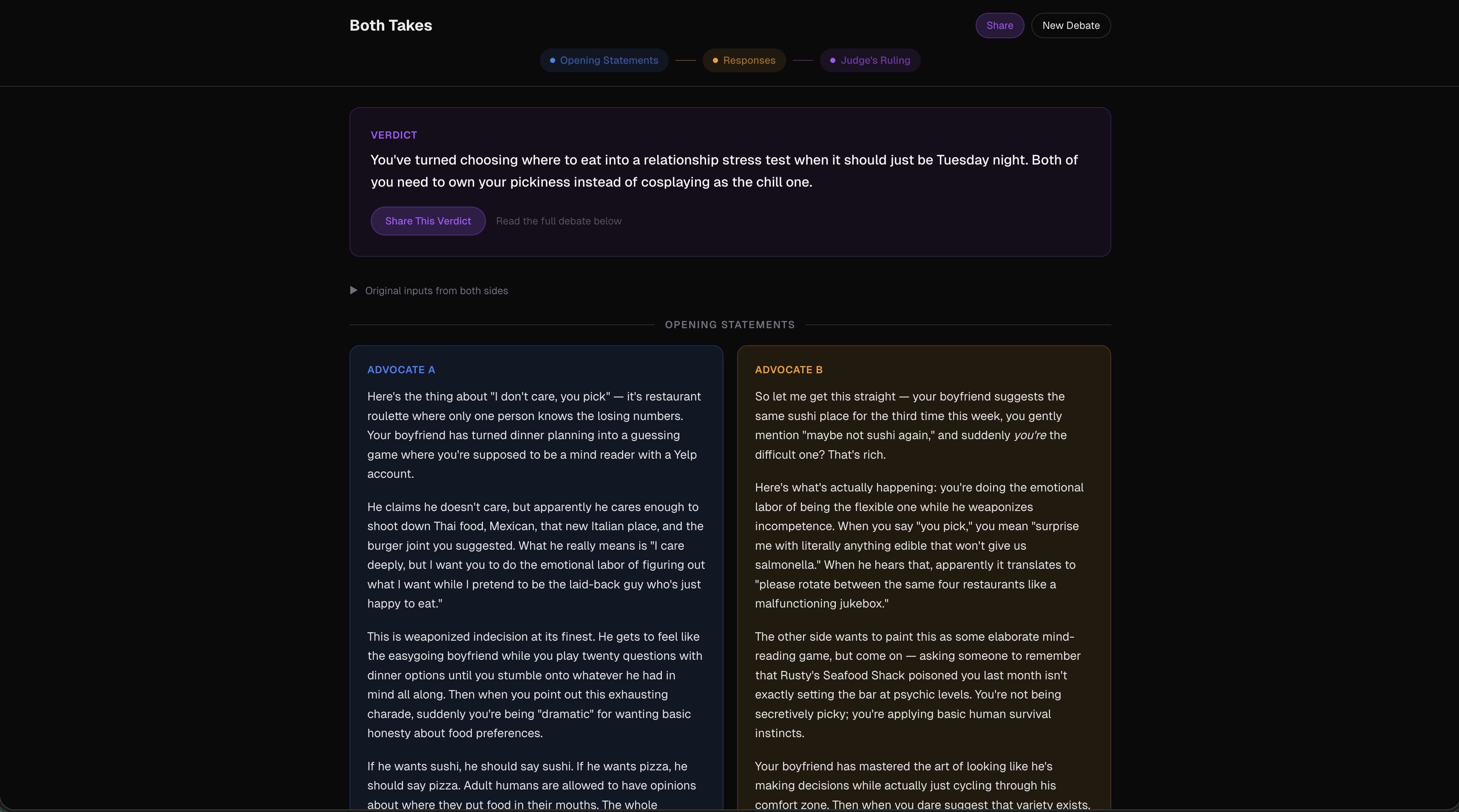 Both Takes gallery image