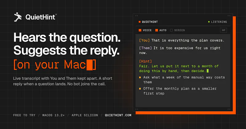 QuietHint® screenshot 2