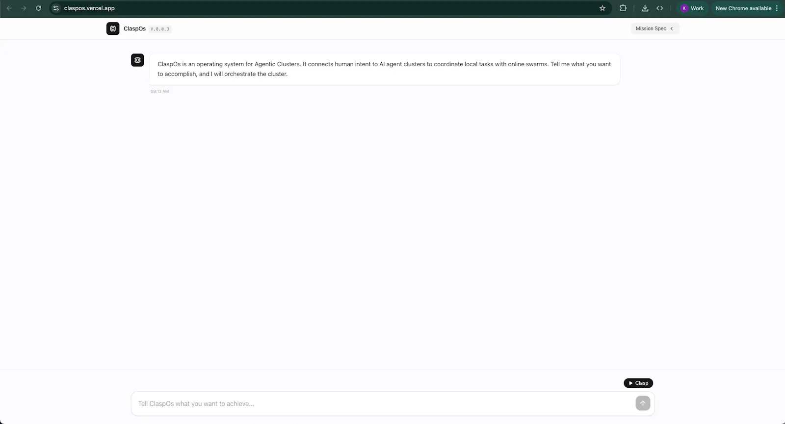 ClaspOs screenshot 1