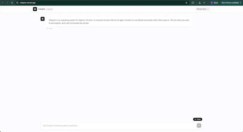 ClaspOs screenshot 1