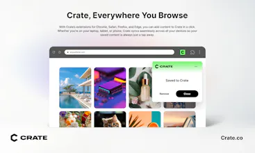 Crate: AI Bookmarks & Discovery gallery image
