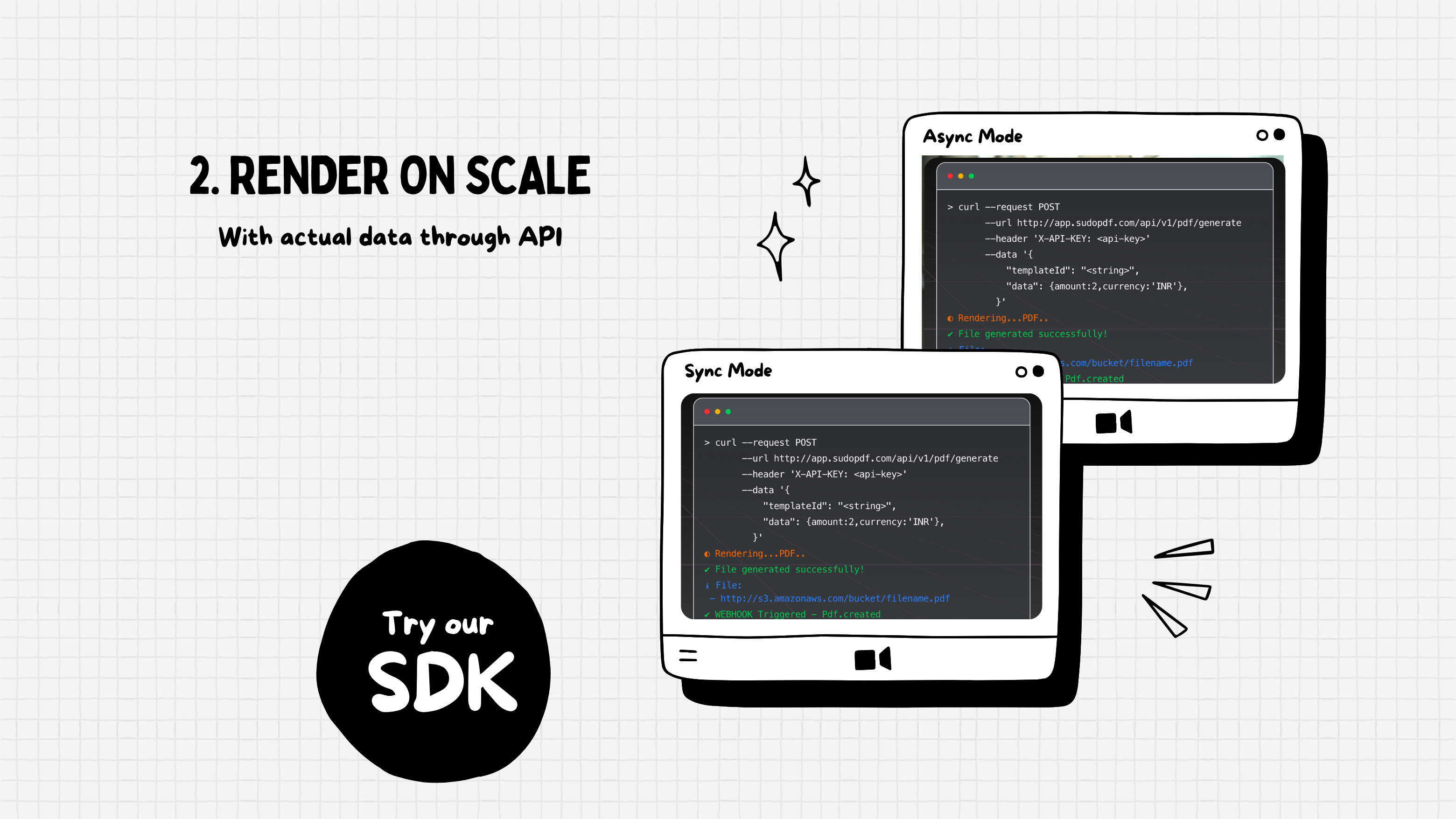 Média Sudopdf - API pour rendre les PDF à l'aide de React & Tailwind 3