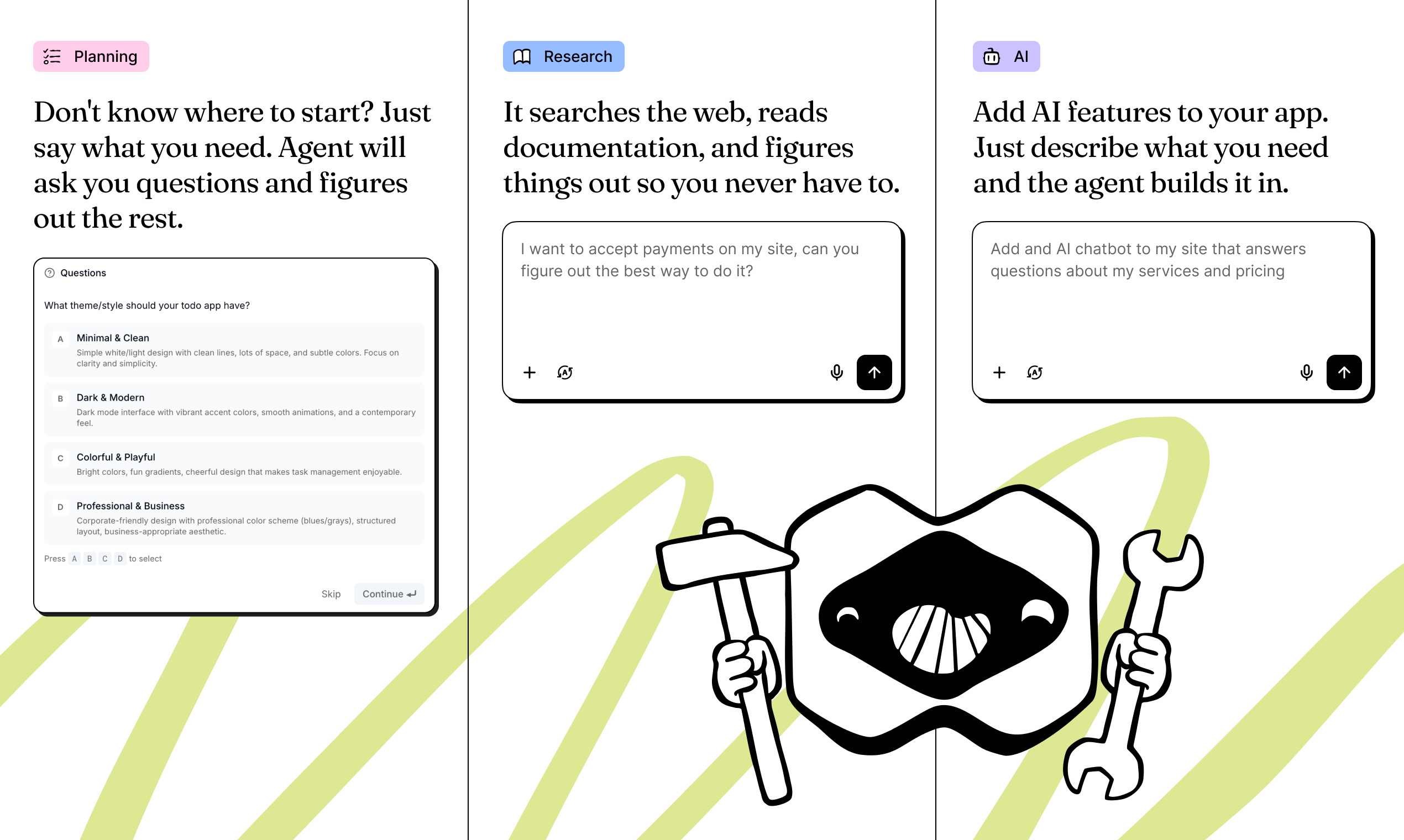 New Macaly Agent - Main product screenshot demonstrating key features and user interface
