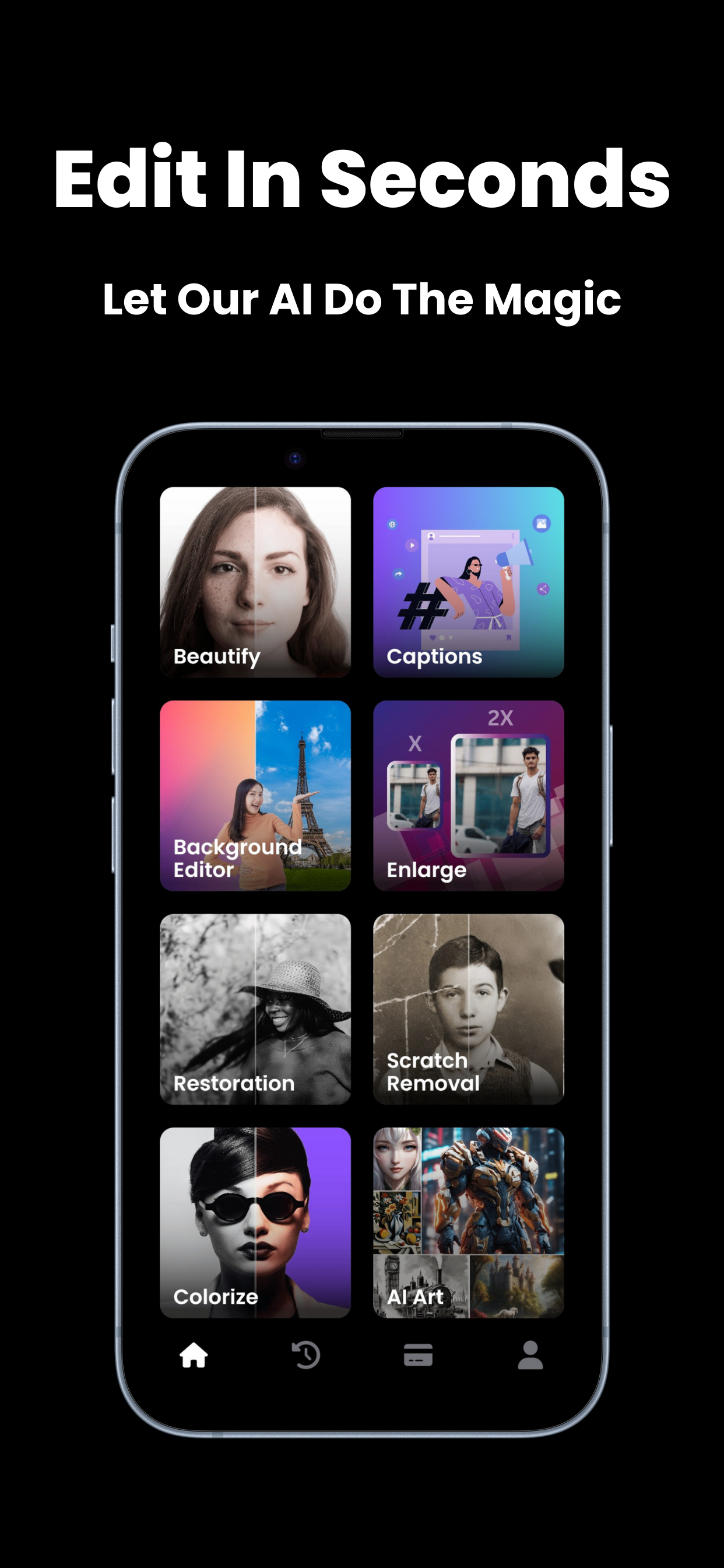 Spotbuzz - AI fotobewerking en bijschriften - Verbeter afbeeldingen, verfraai foto's, maak bijschriften en nog veel meer media 7