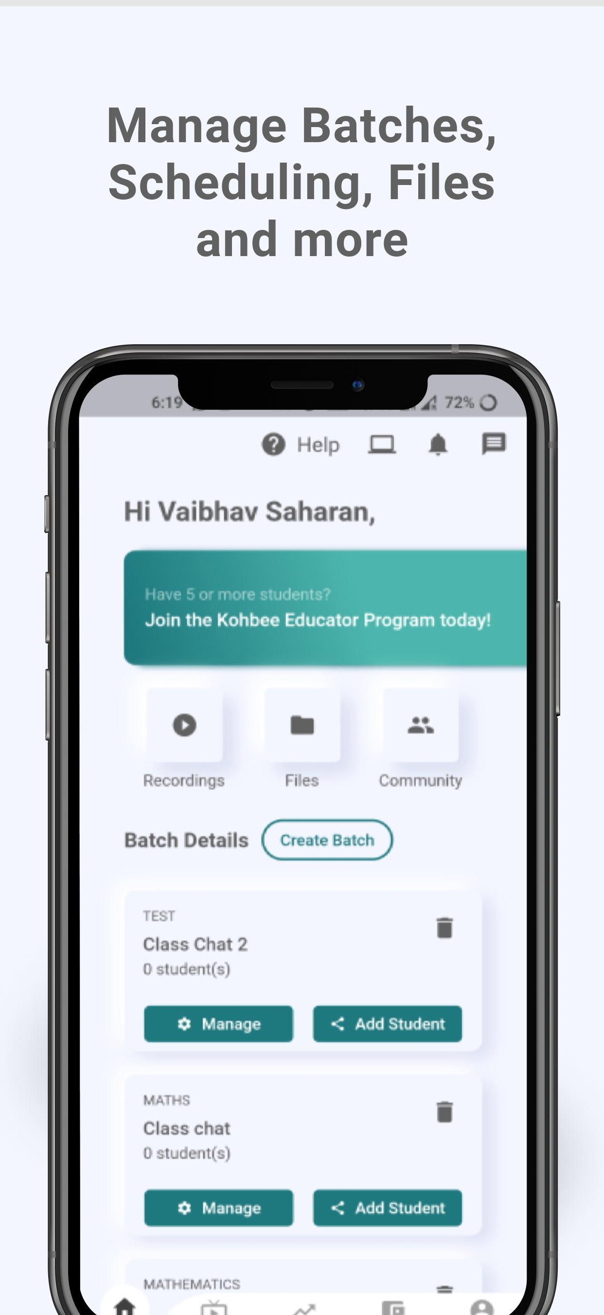 Kohbee: Educator Business App gallery image