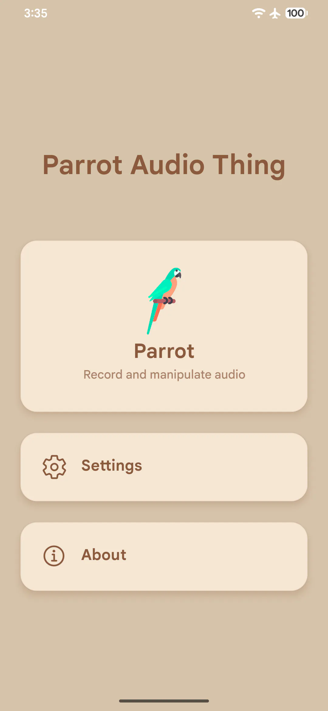 Parrot Audio Thing gallery image