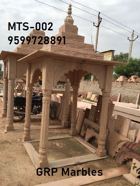 Sandstone carved outdoor temple