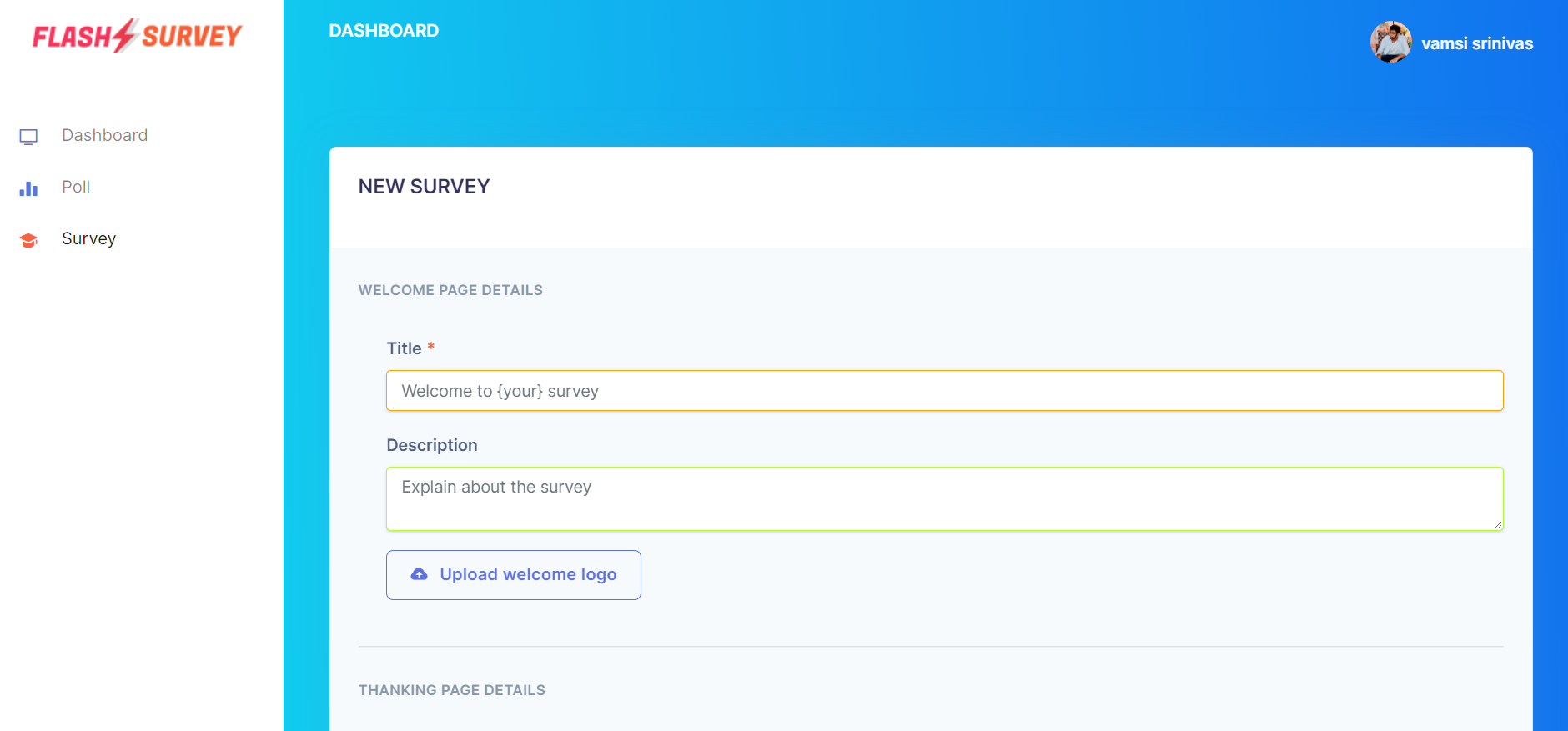 FlashSurvey gallery image