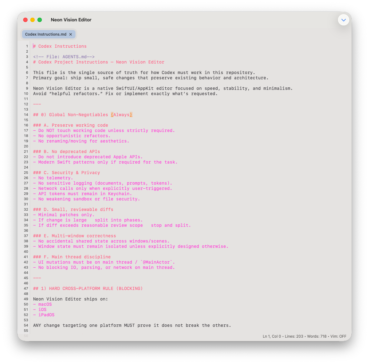 Neon Vision Editor - Major update gallery image