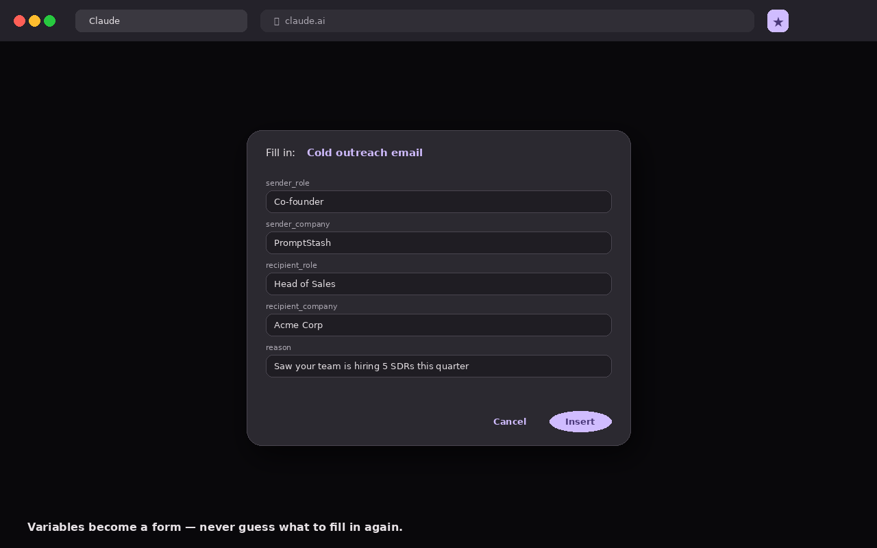 PromptStash gallery image