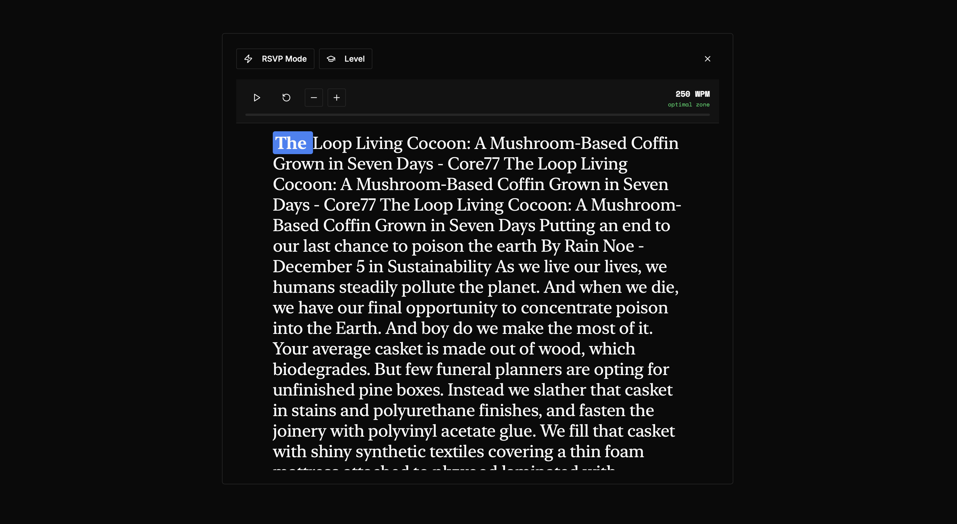 FokusRead - Screenshot 4 showing product features and functionality