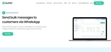 Soft10 WhatsApp API and Bulk Sender gallery image