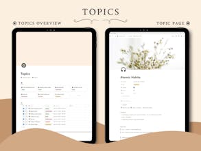 Memory Hub | Notion Topic-Saving Hub gallery image