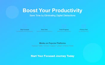 VanishFeed Browser Extension gallery image
