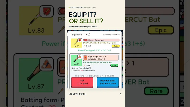 Batter Forge screenshot 1 (video preview)