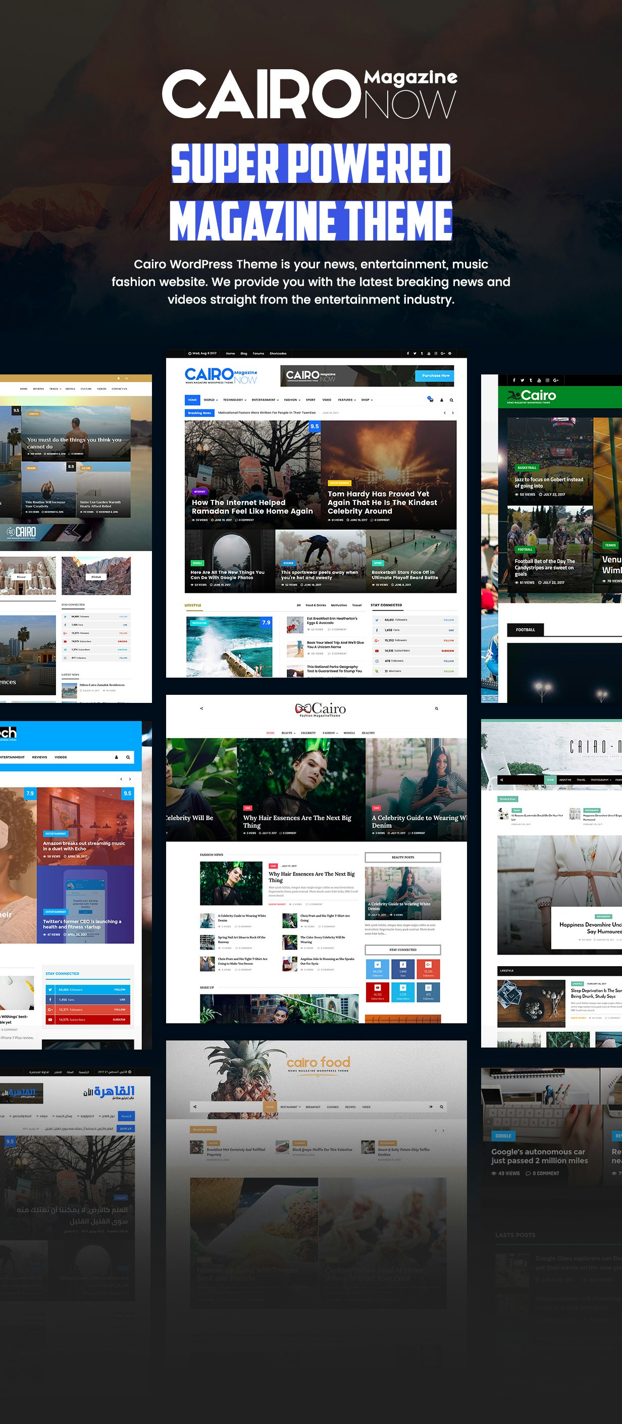 Cairo - Glossy News, Magazine, Blog WordPress Theme gallery image