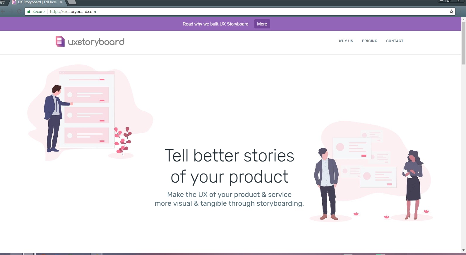 UX Storyboard gallery image
