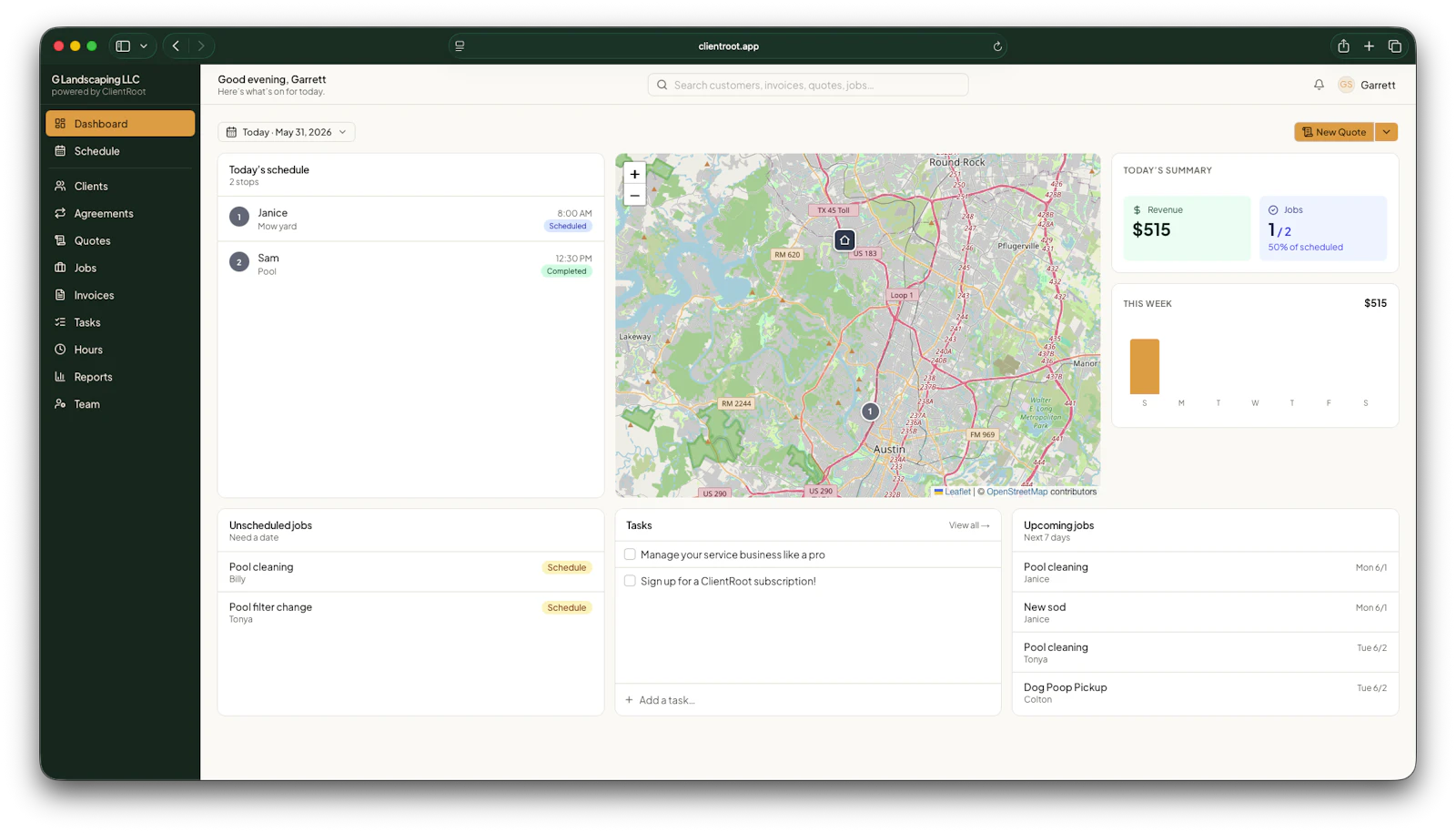 ClientRoot screenshot 1