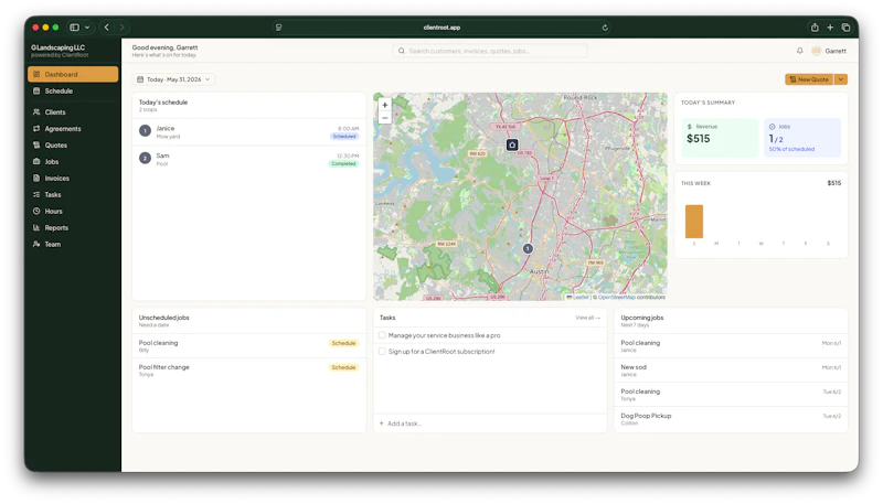 ClientRoot screenshot 1