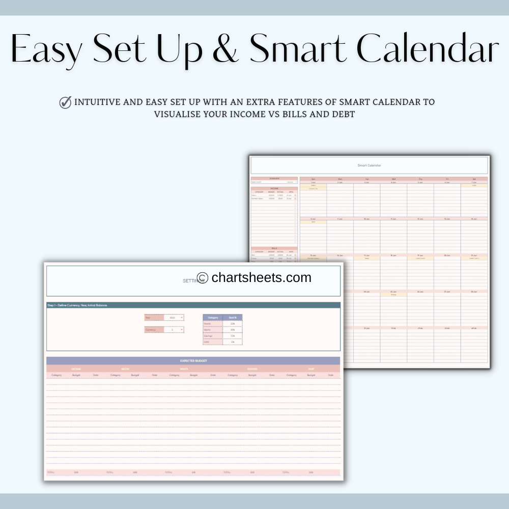 Monthly Budget Spreadsheet Template media 8