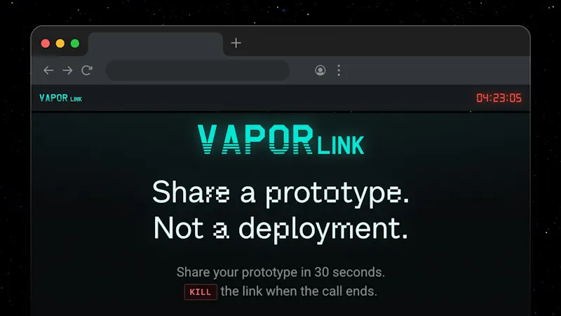 VaporLink screenshot 1 (video preview)