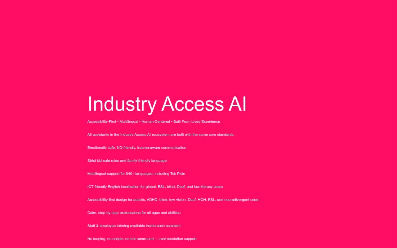 Industry Access AI  gallery image