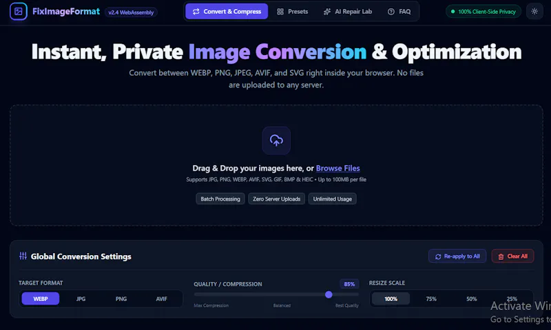 FixImageFormat screenshot 3