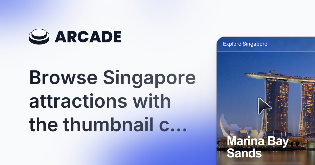 Explore Singapore with AI and RAG gallery image