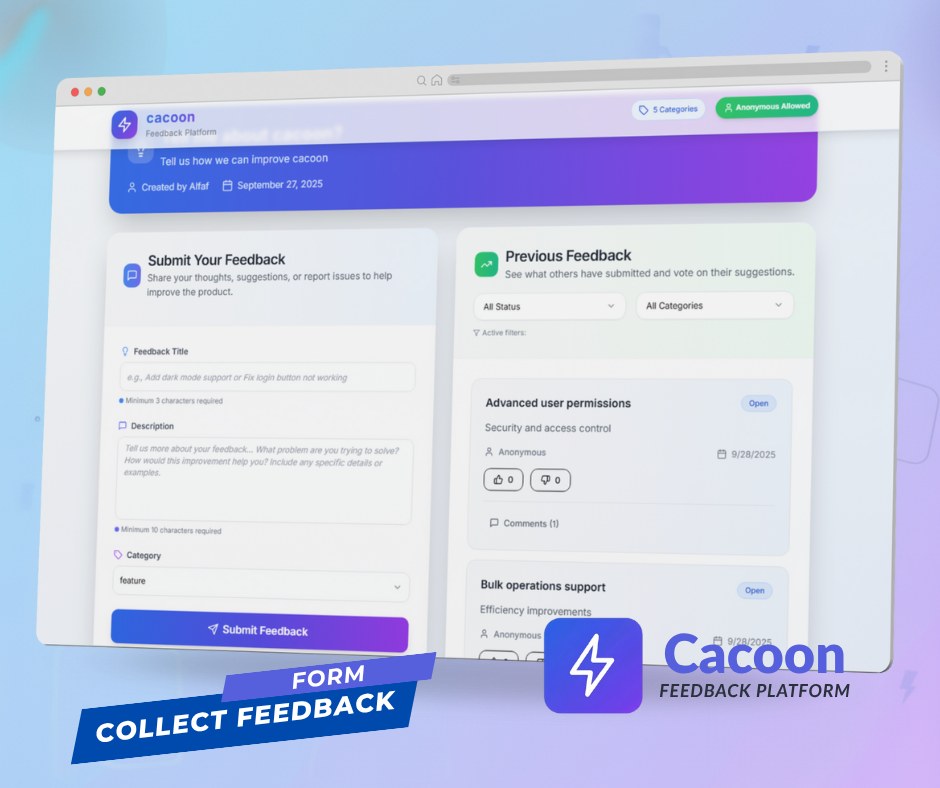 Cacoon Feedback gallery image