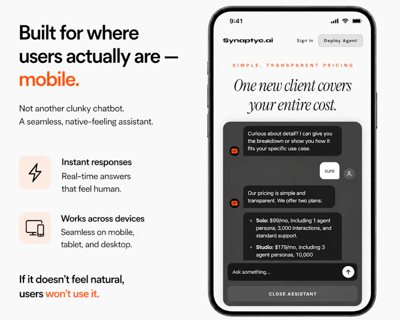 AgenticChat By Synaptyc screenshot 3