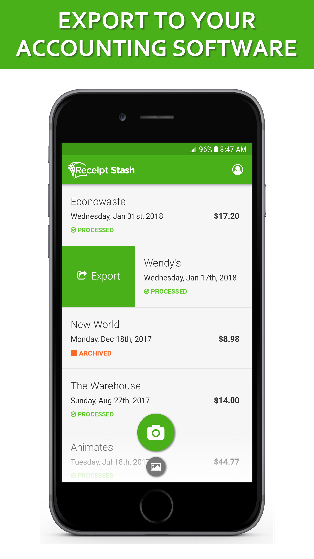 Receipt Stash gallery image