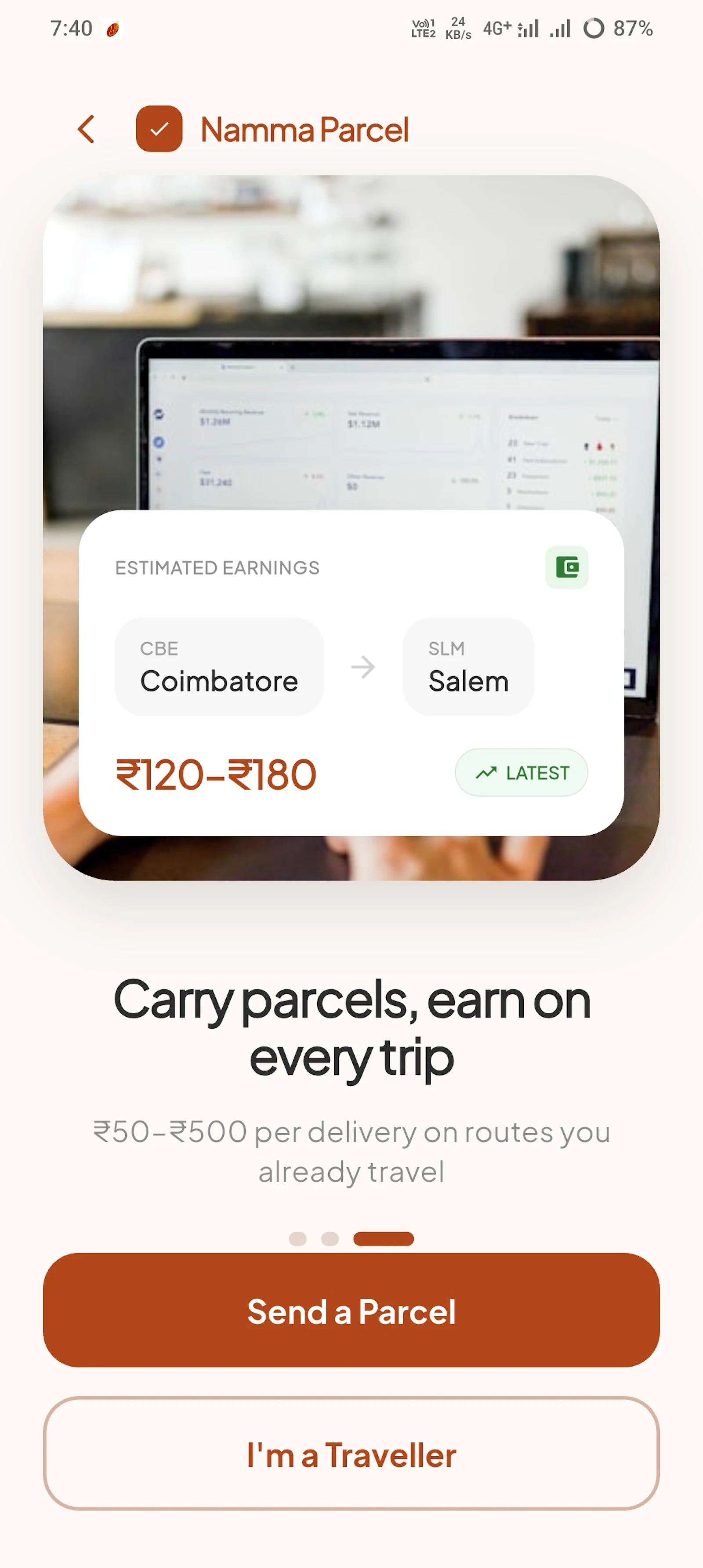 Namma_parcel screenshot 3