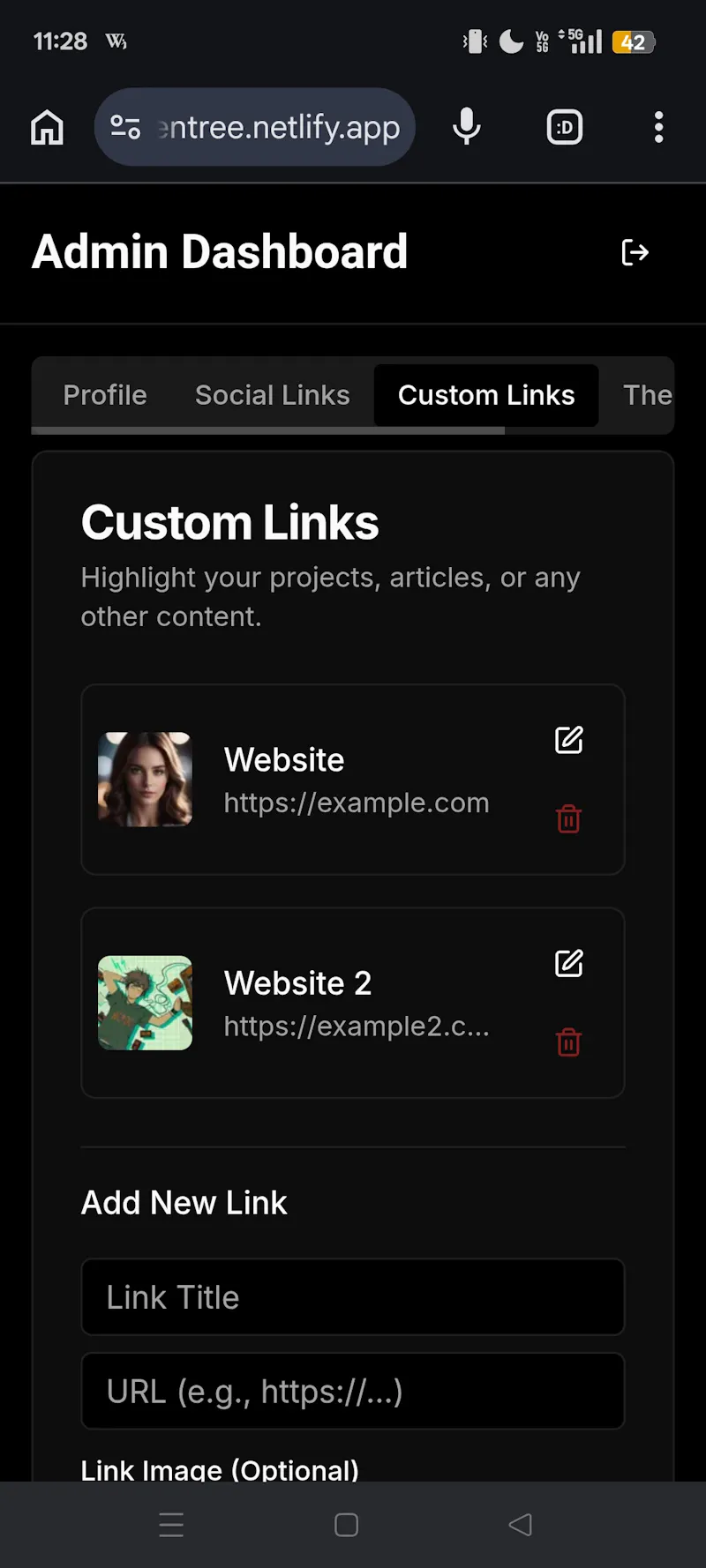 LinkFolio screenshot 9