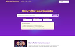 Harry Potter Name Generator media 2
