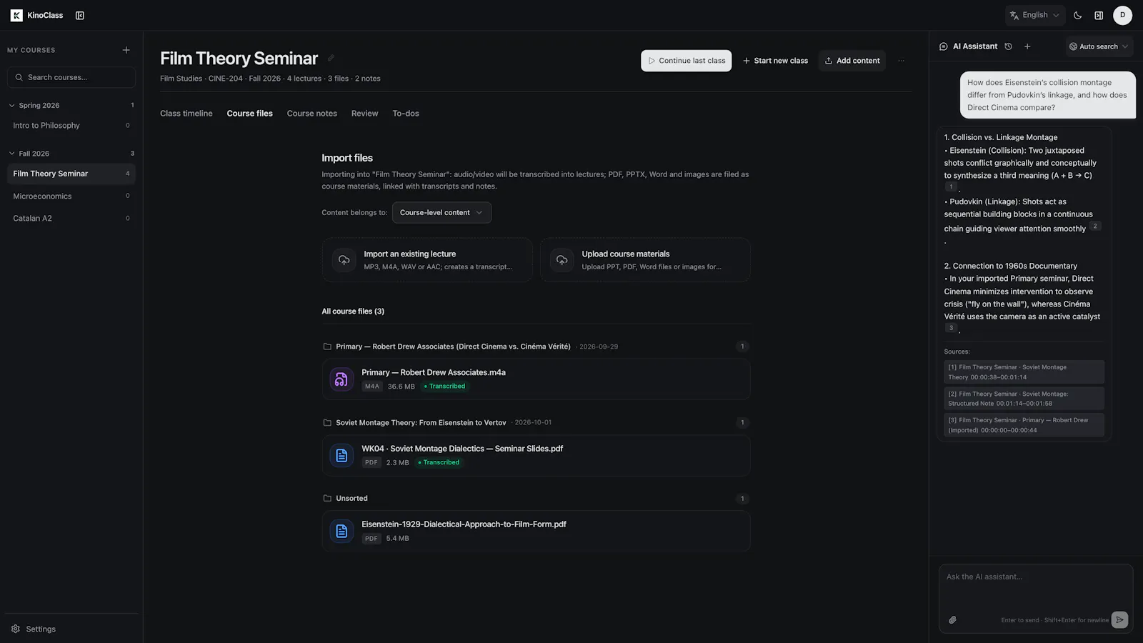 KinoClass screenshot 3