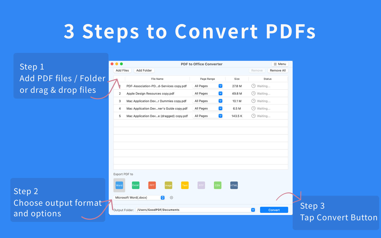 Mídia 5 de PDF para Office Converter Pro