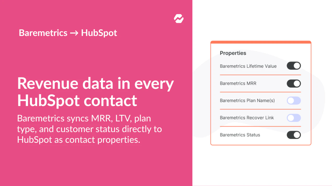 Baremetrics for HubSpot screenshot 2