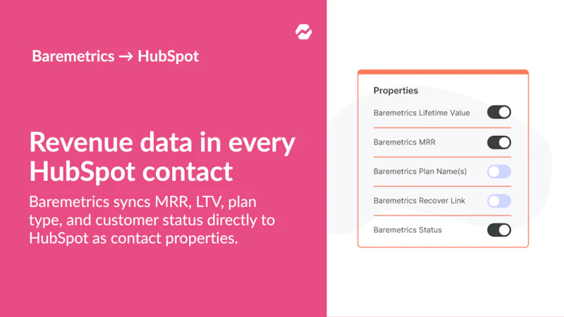 Baremetrics for HubSpot screenshot 3