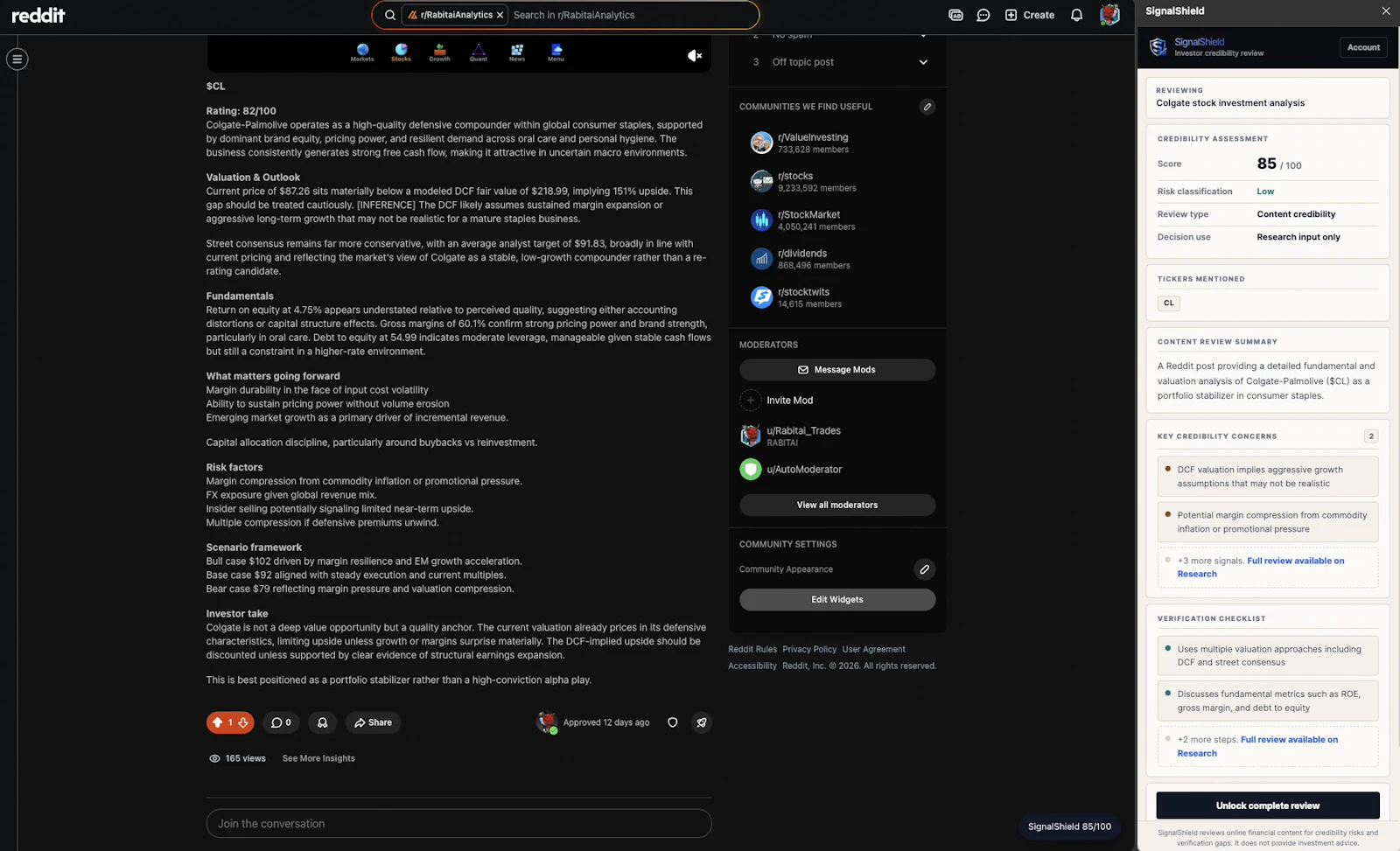 SignalShield: Verify Market Narratives screenshot 3