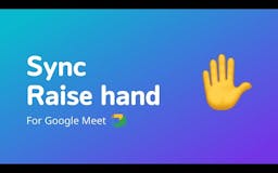 Sync Raise Hand media 1